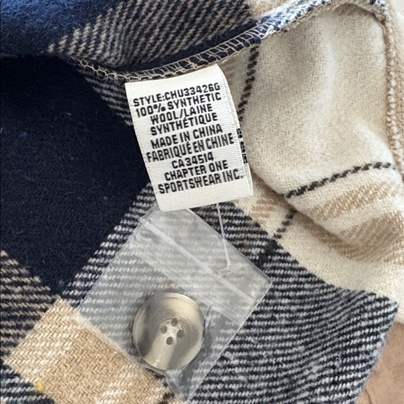 New Plaid Flannel Shirt Jacket (Shacket) - Picture 5 of 5